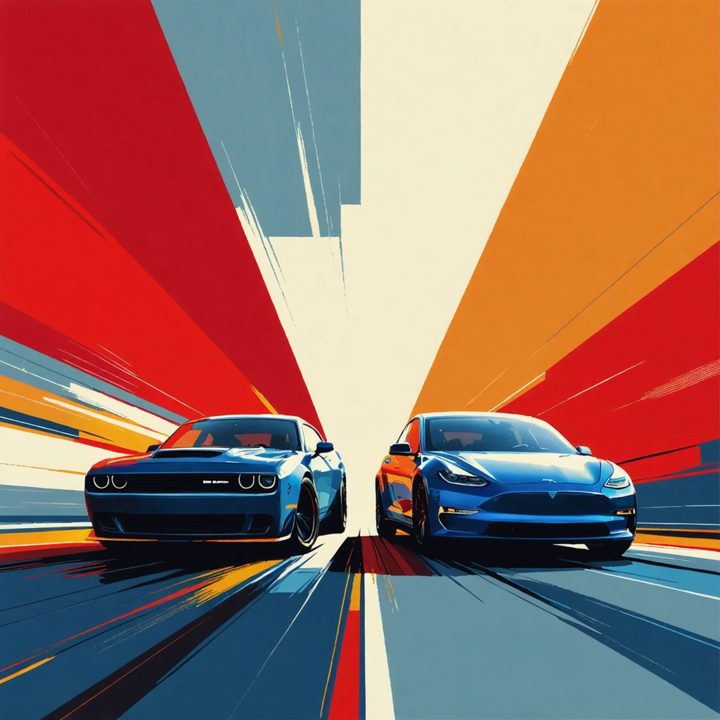 The Drag Race of the Decade: Charger Daytona vs. Tesla Model Y