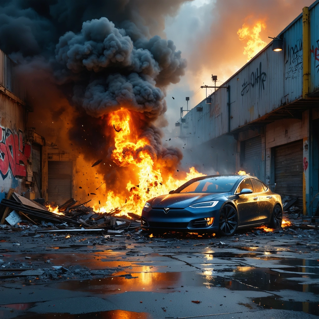 The Impact of Global Protests on Tesla: A Case Study of Arson Attacks