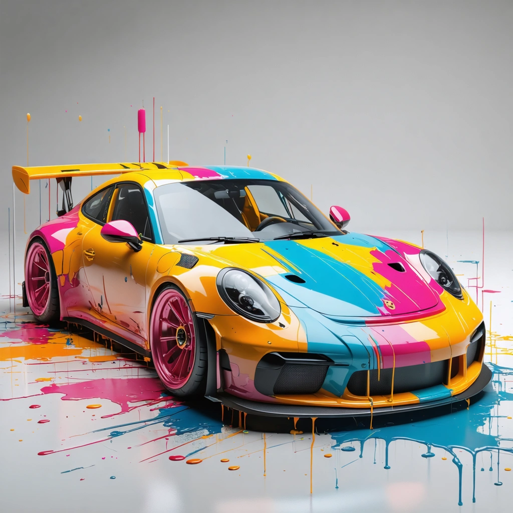 The Artistic Value of Porsche 911 GT3 Art Car