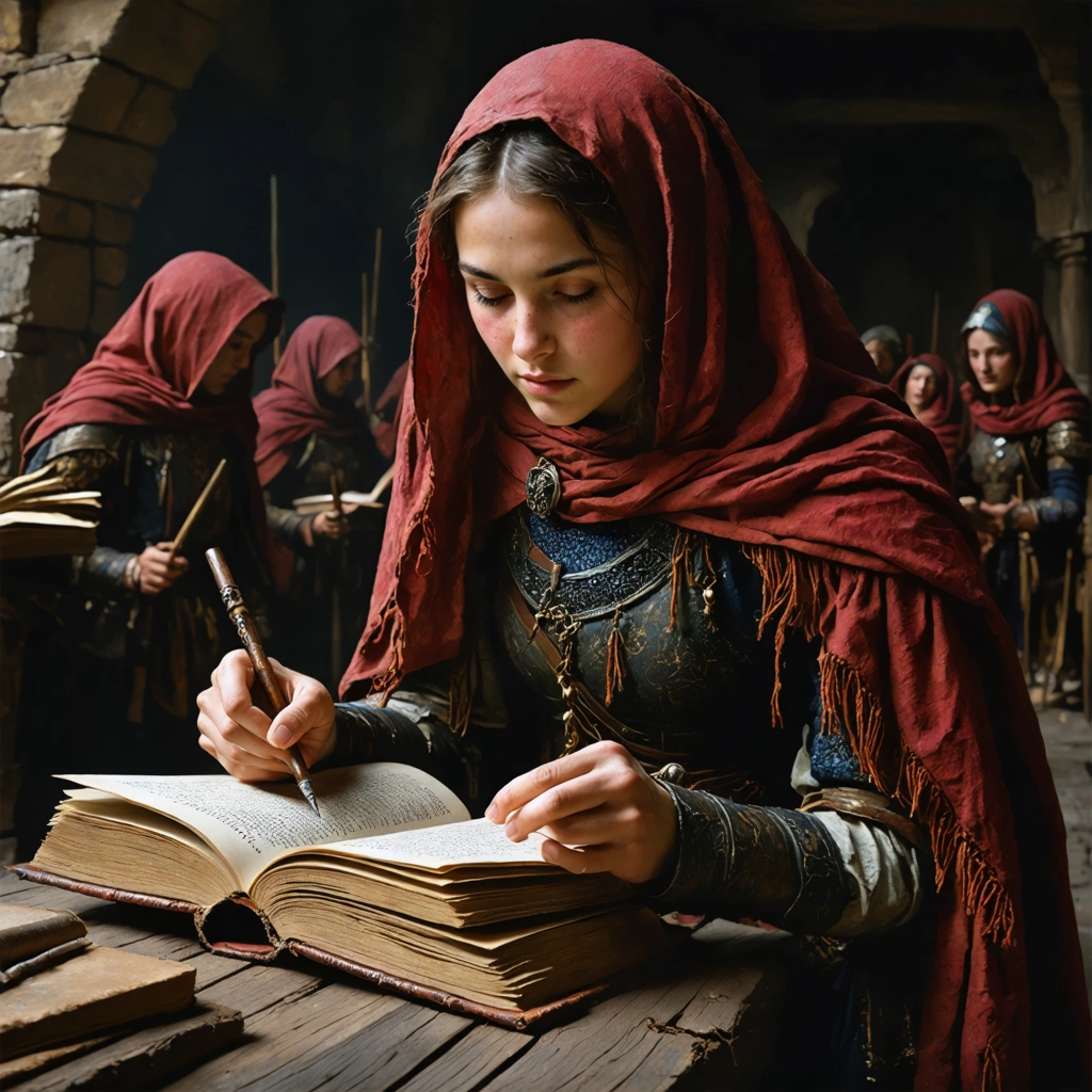 The Unveiled Chronicles: Medieval Manuscripts and Forgotten Female Scribes
